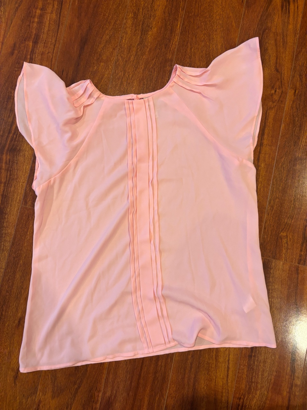 Worthington Light Pink Flutter Sleeve Chemise